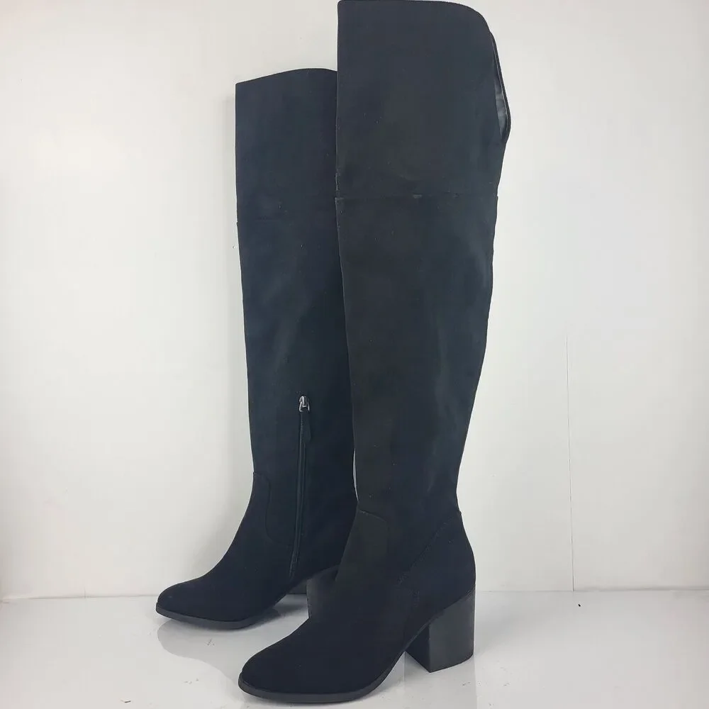BP Luke Over the Knee Boots Black size 8